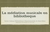 La médiation musicale en bibliothèque