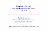 La plateforme de services dynamiques OSGi