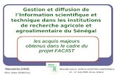 Gestion et diffusion de l’Information scientifique et technique