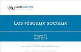 Formation réseaux sociaux Vosges Télévision