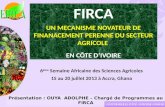 Financement novateur du secteur agricole EN CÔTE D’IVOIRE