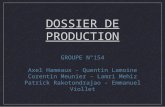 Dossier de production