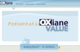 Présentation OXiane Value