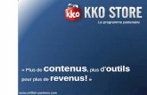 KKO Store - Programme d'affiliation de contenus mobile