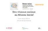 Des réseaux sociaux au réseau social - Jean-Henry Morin
