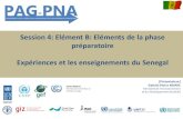 Senegal  - PNA - exp©rience en adaptation au changement climatique / NAP - Climate Change Adaptation Experiences