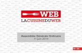 Présentation Assemblée Générale 2014 - La Cuisine Du Web