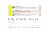 Cyber-attaques: mise au point