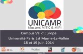 Unicamp 2014 - présentation générale