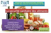 Securité sanitaire des aliments