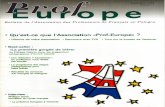 Tout le Bulletin PROF-EUROPE No 1, Septembre 1998 (1-24)