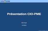 Presentation de CIO-PME