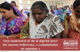Une espérance et de la dignité pour les veuves indiennes, « culpabilisées et rejetées »