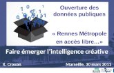 "Rennes Métropole en accès libre" - Xavier Crouan
