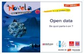 Open data - Nouvelles tendances du web public - La Novela 2012