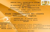 Presentation   soutenance de magister en marketing de l'innovation multicanal dans les services bancaires ; etude comportementale des clients bancaires  en Algérie
