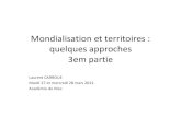 Mondialisation et territoires  quelle approche (Laurent CARROUE)