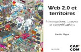 Web 2.0 et territoires - Interrogations, usages et concretisations