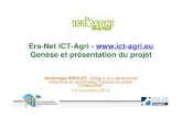 Era-Net ICT-Agri : Genèse et présentation du projet
