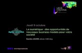 Le numérique: des opportunités de nouveaux business models pour votre société par Damien JACOB | LIEGE CREATIVE, 09.10.14