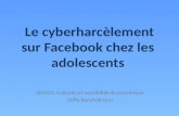 Cyberharcèlement via facebook