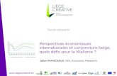 Perspectives économiques internationales et conjoncture belge, quels défis pour la Wallonie ? par Julien Manceaux | Liege Creative, 03.12.13