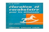 Langue Française Lecture Courante CP CE1 Elocution et vocabulaire Picard 1963.doc