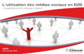 Groupe Canam, projet facebook, intranet 2.0, médias sociaux, SQPRP novembre 2010, Nathalie Pilon