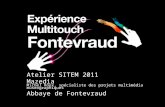 Atelier Mazedia Multitouch SITEM 2011 Expérience Fontevraud - Rétrospective