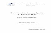 Études sur le traîneau en Égypte à l'Ancien Empire. Volume I.