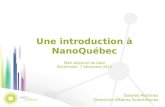 Une Introduction à NanoQuébec