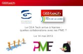 Le CEA à Nantes : quelles collaborations avec les PME ?