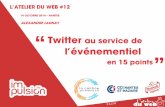 Adw #12 : Twitter au service de l'événementiel