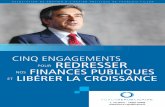 5 engagements pour redresser nos finances publiques et libérer la croissance - François Fillon