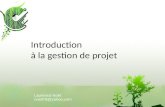 Introduction Gestion Projet web