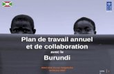 Présentation du Plan de Travail Annuel du PNUD Burundi