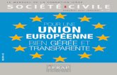 Pour une Union Européenne bien gérée et transparente