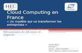 Présentation HEC - Cloud Computing En France - Cédric Mora