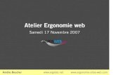 Atelier Ergonomie Paris Web2007
