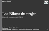 Présentation Soutenance Management de Projet - Les bilans du projet