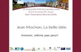 La définition de l'innovation - Jean MOCHON - UE2011