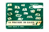 Mathématiques Classiques La Pratique du Calcul 03 CM2 7e) Bréjaud Henri