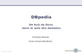 DBpedia - Un hub de liens dans le web des données