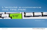 L'activité e-commerce des TPE-PME - Edition 2011