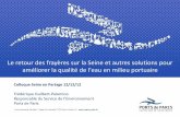 Le retour des frayères sur la Seine et autres solutions pour améliorer la qualité de l'eau en milieu portuaire - Ports de Paris