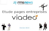 Etude #rmsnews pages entreprises Viadeo 2014