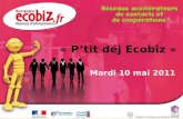 P’tit déj Ecobiz de avril/mai/juin  2011