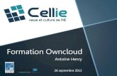 Formation Owncloud par Cellie