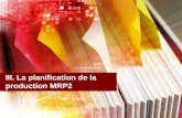 Gpao 3 La planification de la production MRP2