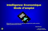 Intelligence Economique: Mode d'Emploi